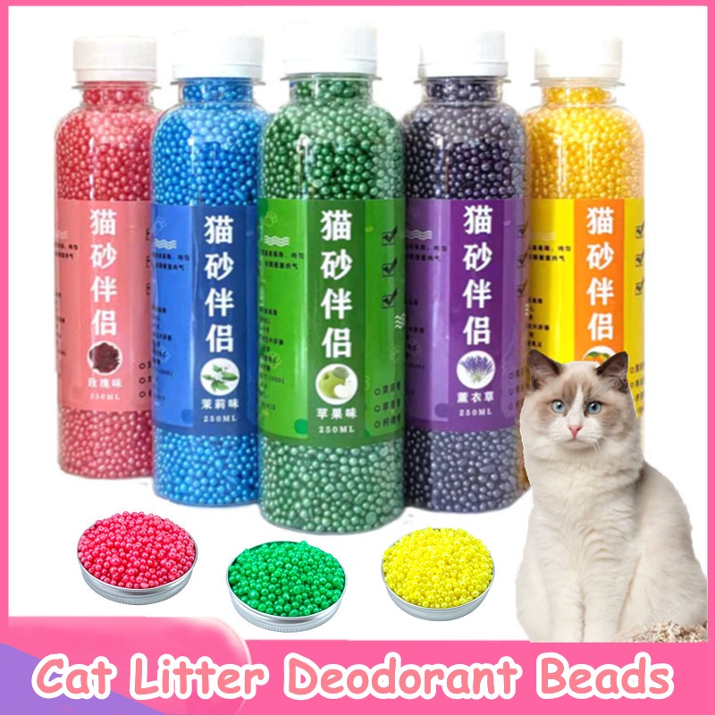 Cat Litter Deodorant Beads Pet Odor Activated Carbon Absorbs Kitty Sand