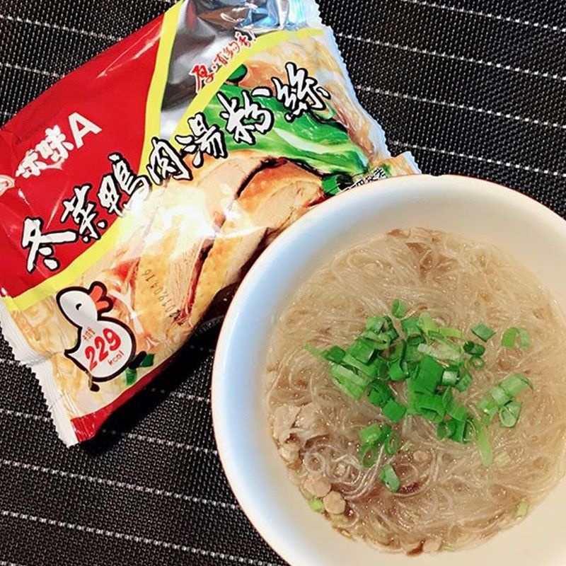 VEDAN Winter Vegetable Duck Soup and Winter Vermicelli / 味丹 冬菜鸭肉汤冬粉(包 ...