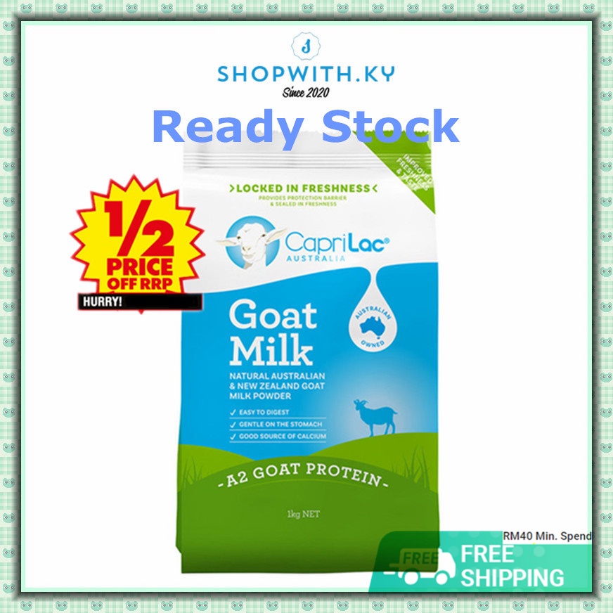 [现货+包邮 Date 12/2025] CapriLac Goat Milk Powder 成人羊奶粉 1kg ( Made in