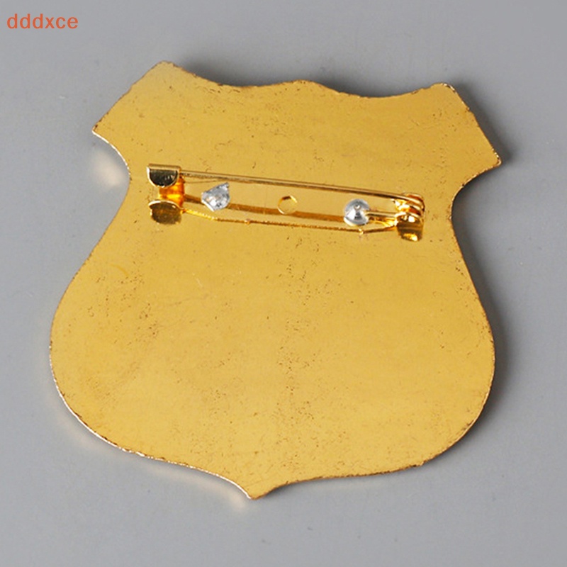 [dddxce] Movie Accessories Cosplay Costume Metal Police Badge Pin Alloy