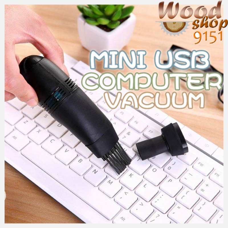 Portable Handheld Mini USB Keyboard Vacuum Cleaner Laptop Brush Dust ...