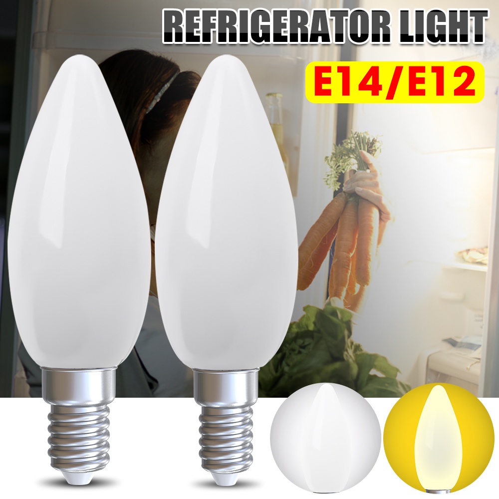 5/1Pcs LED Fridge Light Bulbs E12/E14 220V Mini Lamp Home Kitchen  Refrigerator Cabinet Night Lights Sewing Machine LED Lamps - AliExpress