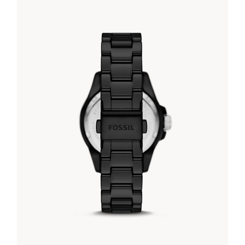 Fossil CE1130 Women s FB 01 Three Hand Black Ceramic Watch Shopee Malaysia