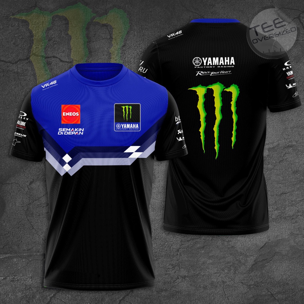 MotoGP RACING YAMAHA MONSTER Tシャツ TECH3 - バイクウエア