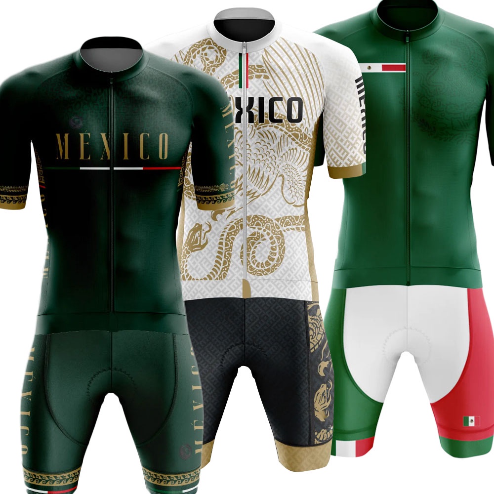 [good Choice] Mexico Cycling Jersey National Team Set Summer Mexican 