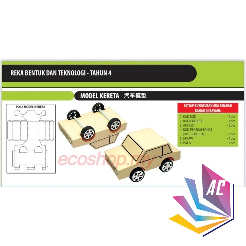 Projek RBT Tahun 4 - Model Kereta - Reka Bentuk & Teknologi - DIY ...
