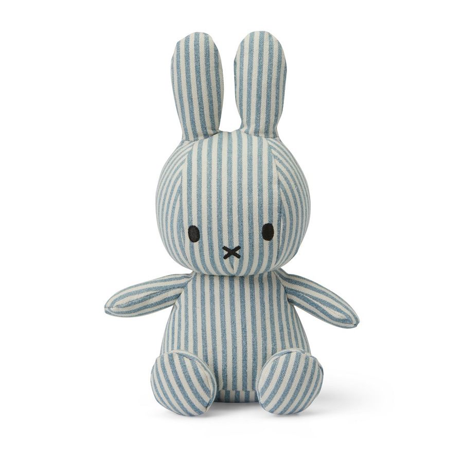 Netherlands BON TON TOYS Miffy Rabbit Stuffed Doll/Denim Stripes/23CM ...