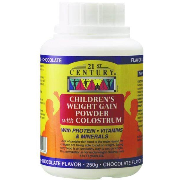 21ST CENTURY CHILDREN'S WEIGHT GAIN POWDER CHOCOLATE 250G (EXP04/2024