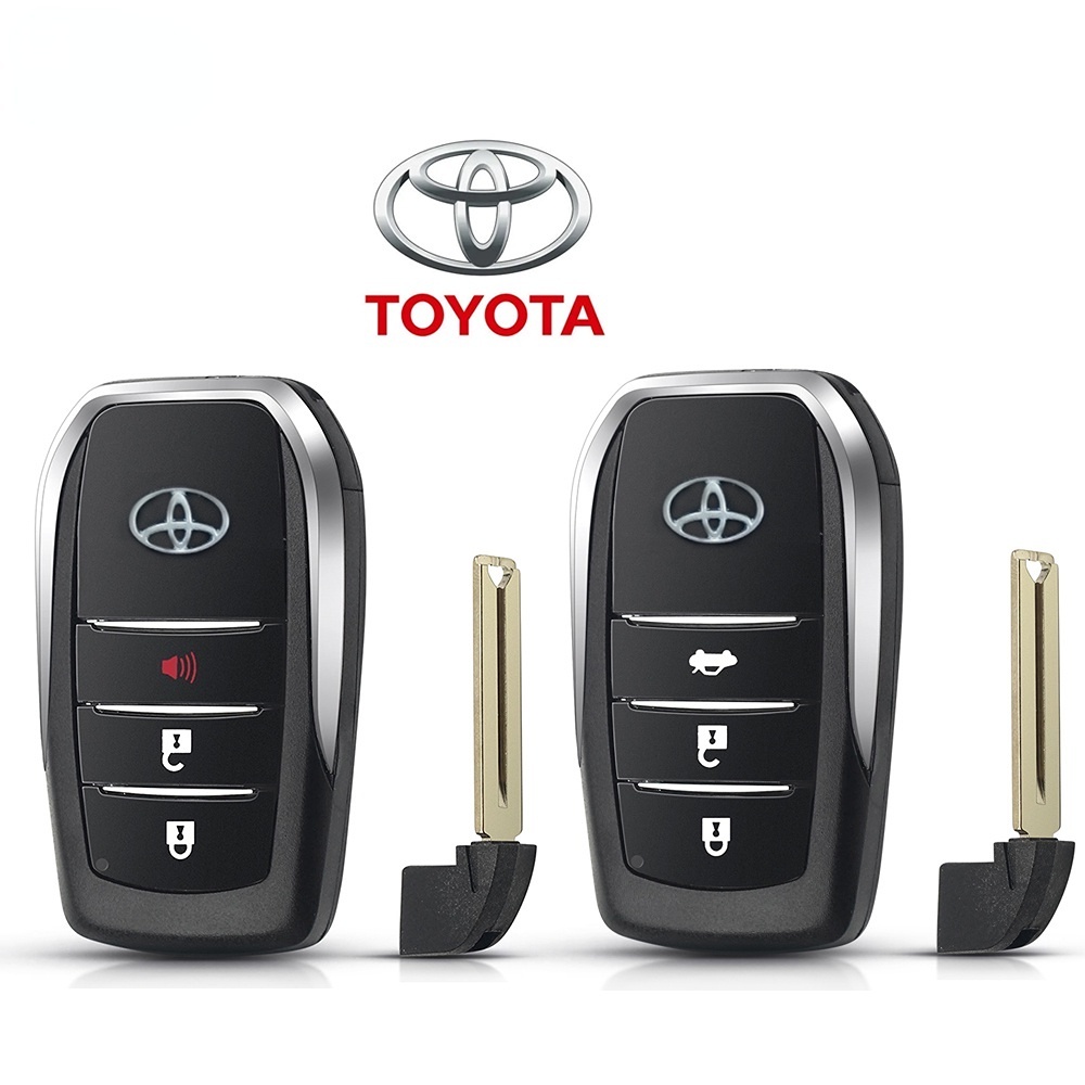 Top Leather Car Key Cover for Toyota Prado Camry Rav4 Fortuner