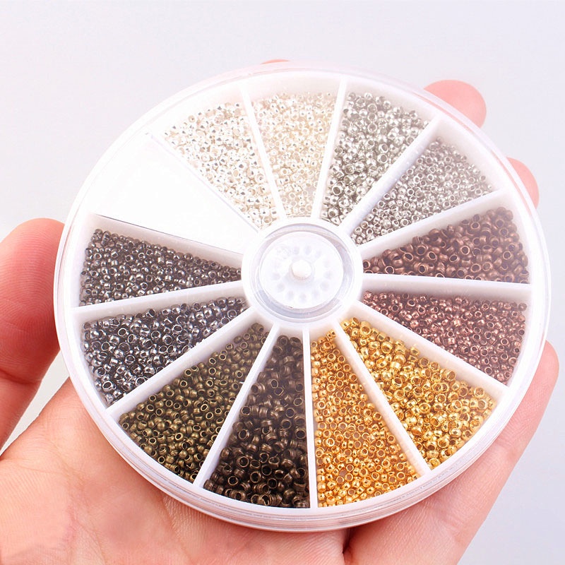 3000pcs/Box 1.5mm 2.0mm Copper Positioning Beads 2.0mm2.5mm (2400pcs ...