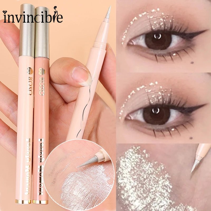 7 Colors Ultrafine Liquid Eyeliner Pencil/ Glitter Lying Silkworm
