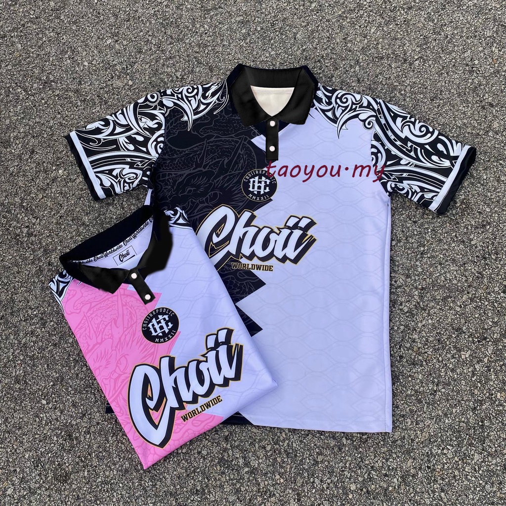 Baju Choii Baju Lelaki Fashion Jersey Football 2023 CHOII POSEIDON EDITION  Kemeja Custom Jersey New Design Full Sublimation Polo Tshirt