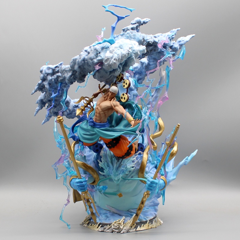 34cm One Piece GK LS Enel Eneru PVC Statue Action Figure Shopee Malaysia
