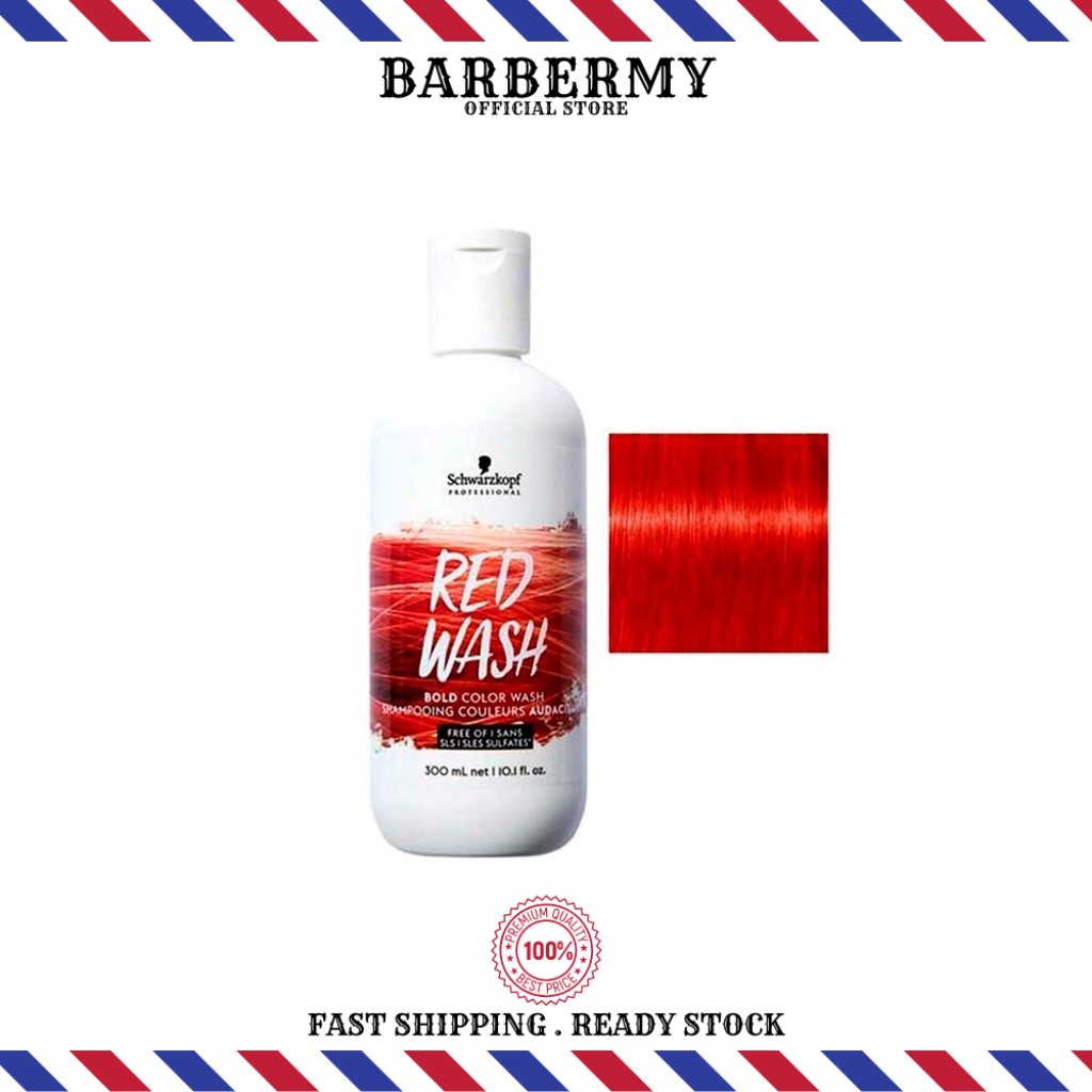 SCHWARZKOPF Color Wash Shampoo (RED) 300ML Shopee Malaysia