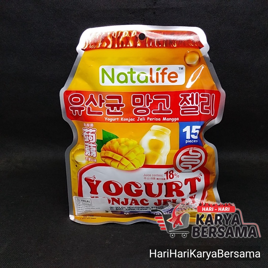 Natalife YOGURT KONJAC JELLY MANGO FLAVOR 15'S X 20GR Shopee Malaysia