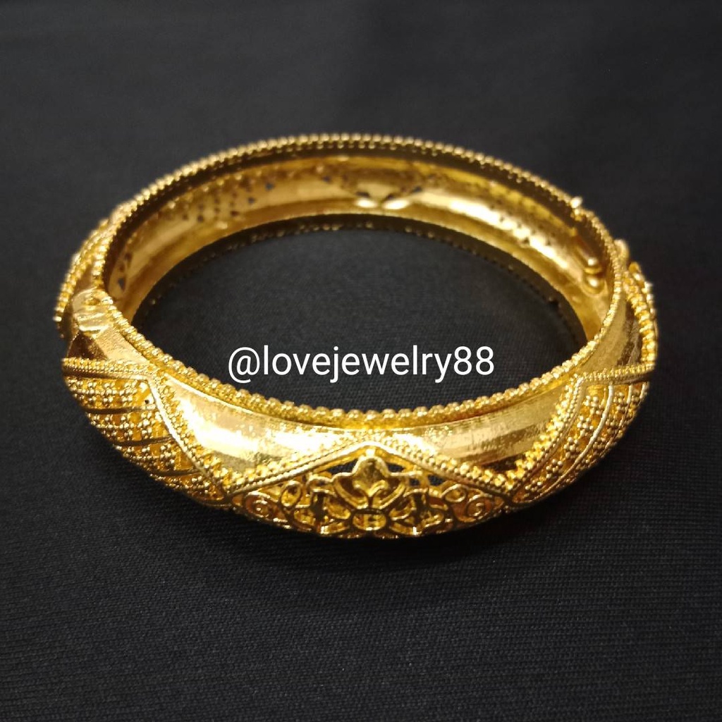 [Malaysia Ready Stock] 1 Pcs Jewelry Bangle Lanna Bracelet Antique ...