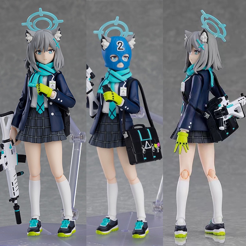 Blue Archive Action Figure Shiroko Sunaookami Figma 567 Articulado ...