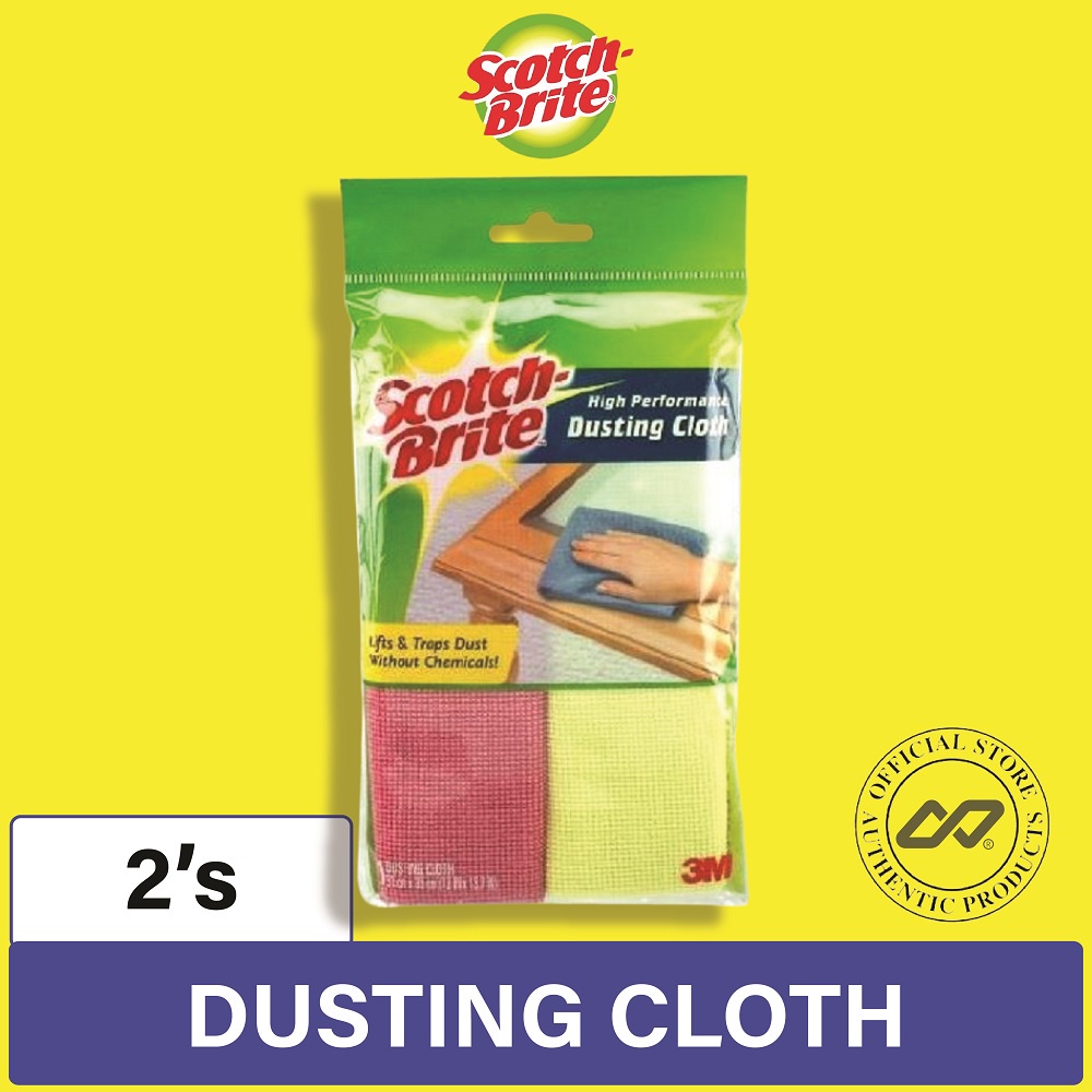 3M SCOTCHBRITE High Performance Dusting Cloth (2's) Shopee Malaysia