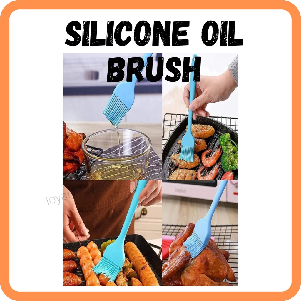Silicone Oil Brush Baking Tools High Temperature Resistant Grill Barbecue Brush Perfect Designed to Spread Oil Sauce Shopee Malaysia
