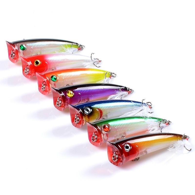 Fishing Popper Lure 8cm/10.5g Fishing Topwater Lures Bass Bait
