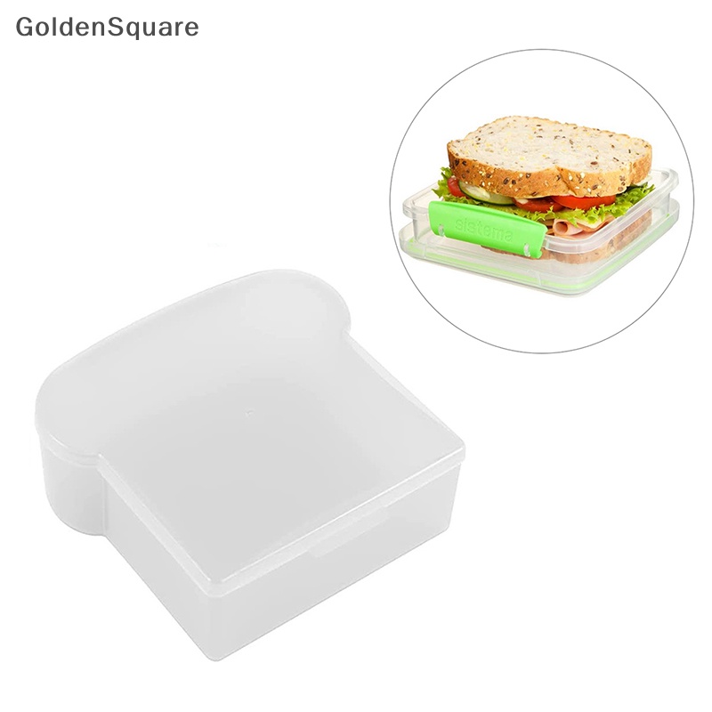 GG Plastic Sandwich Container with Lid Reusable Food Storage Lunch Box