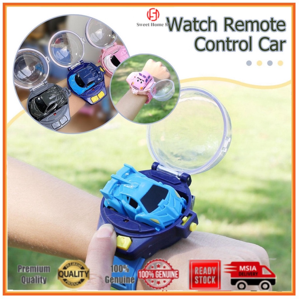 [Ready Stock] Mini Watch Control Car Cute Rc Car Watch Remote Control
