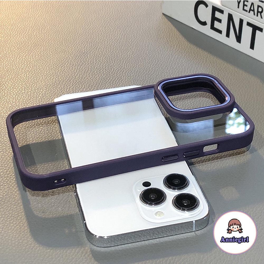 Casing Iphone 11 Acrylic Hard Iphone 15 14 Pro Max Casing Electroplated ...