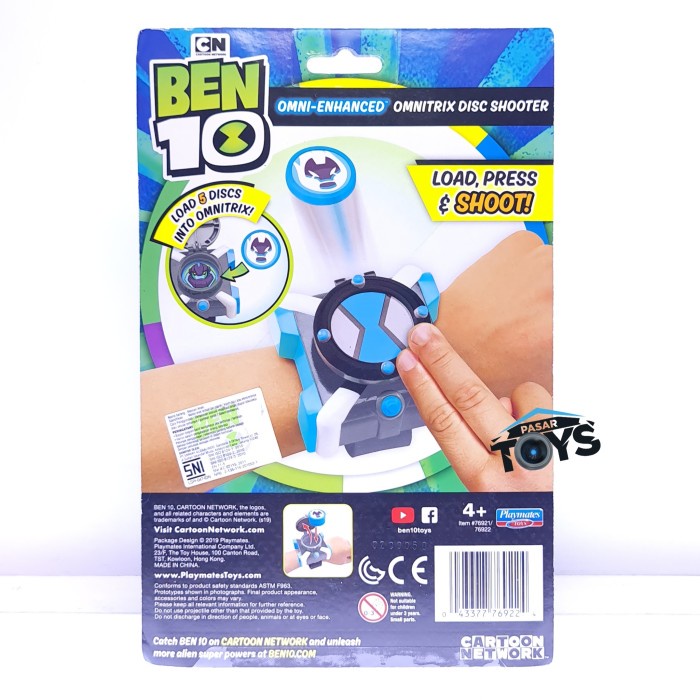 Ben10 Omni-Enhanced Omnitrix Disc Shooter Watch Ben 10 | Shopee Malaysia