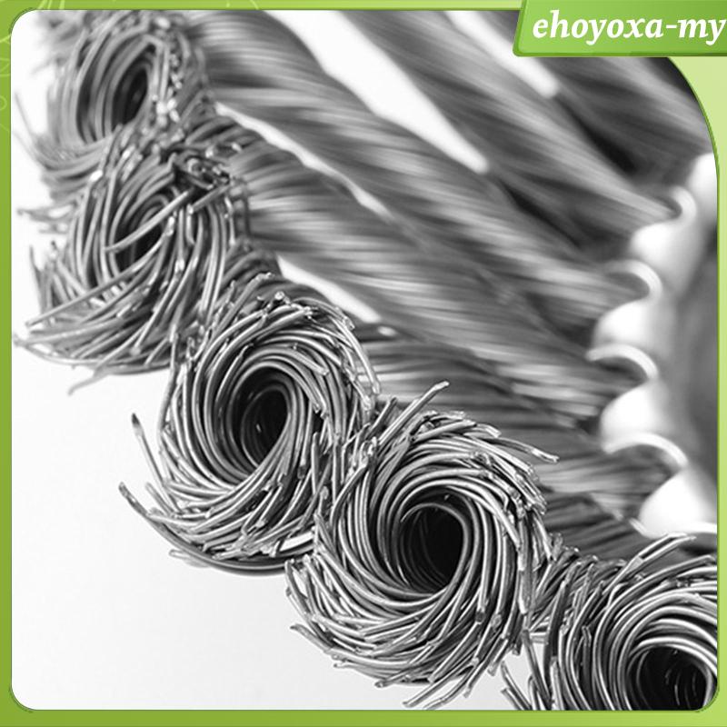 [EhoyoxaMY] Disc Steel Wire Brush Cutter Steel Wire Rotary Brush for