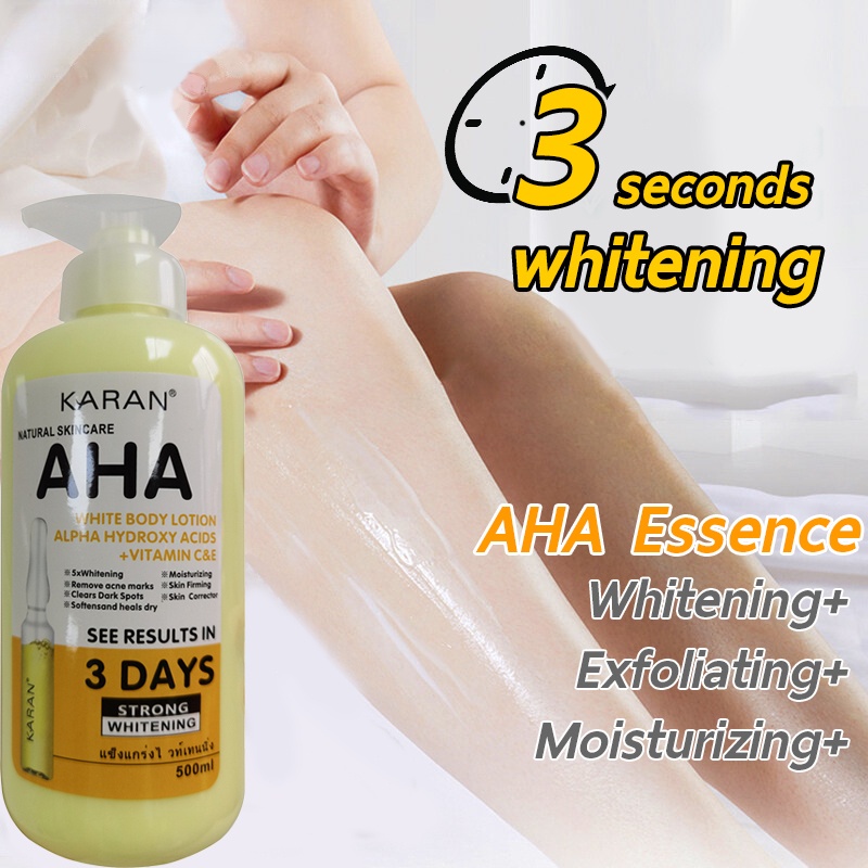 LANSYADE AHA Whitening Body Lotion 500ml ALPHA HYDROXY ACIDS +VITAMIN C