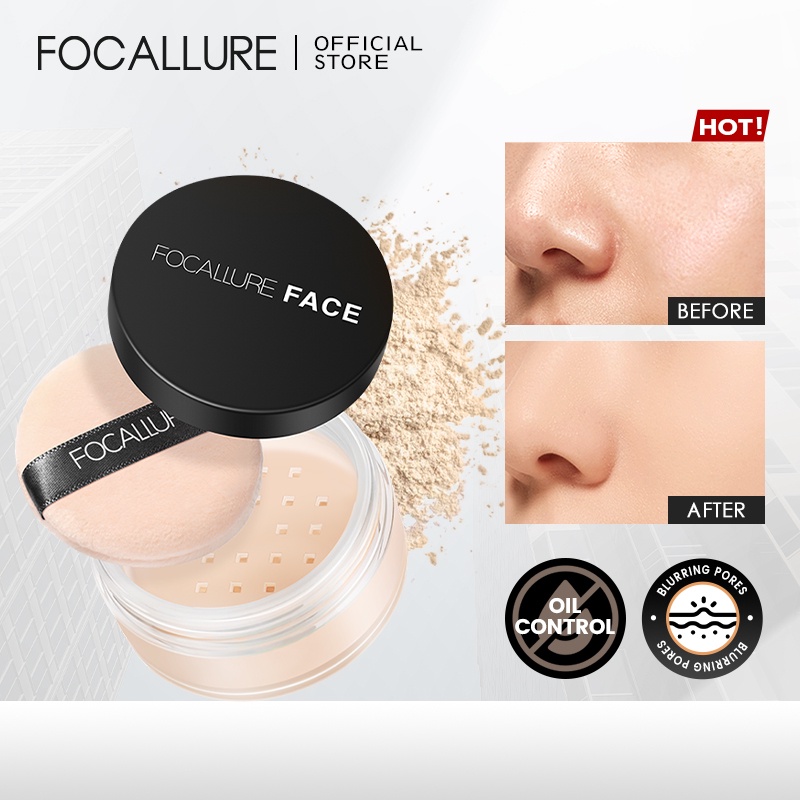 Focallure Loose Setting Powder Waterproof Weightless Soft-velvet ...