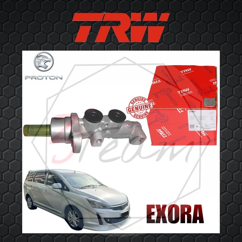TRW HYDRAULIC BRAKE MASTER PUMP FOR PROTON EXORA WITH ABS 2 HOLE