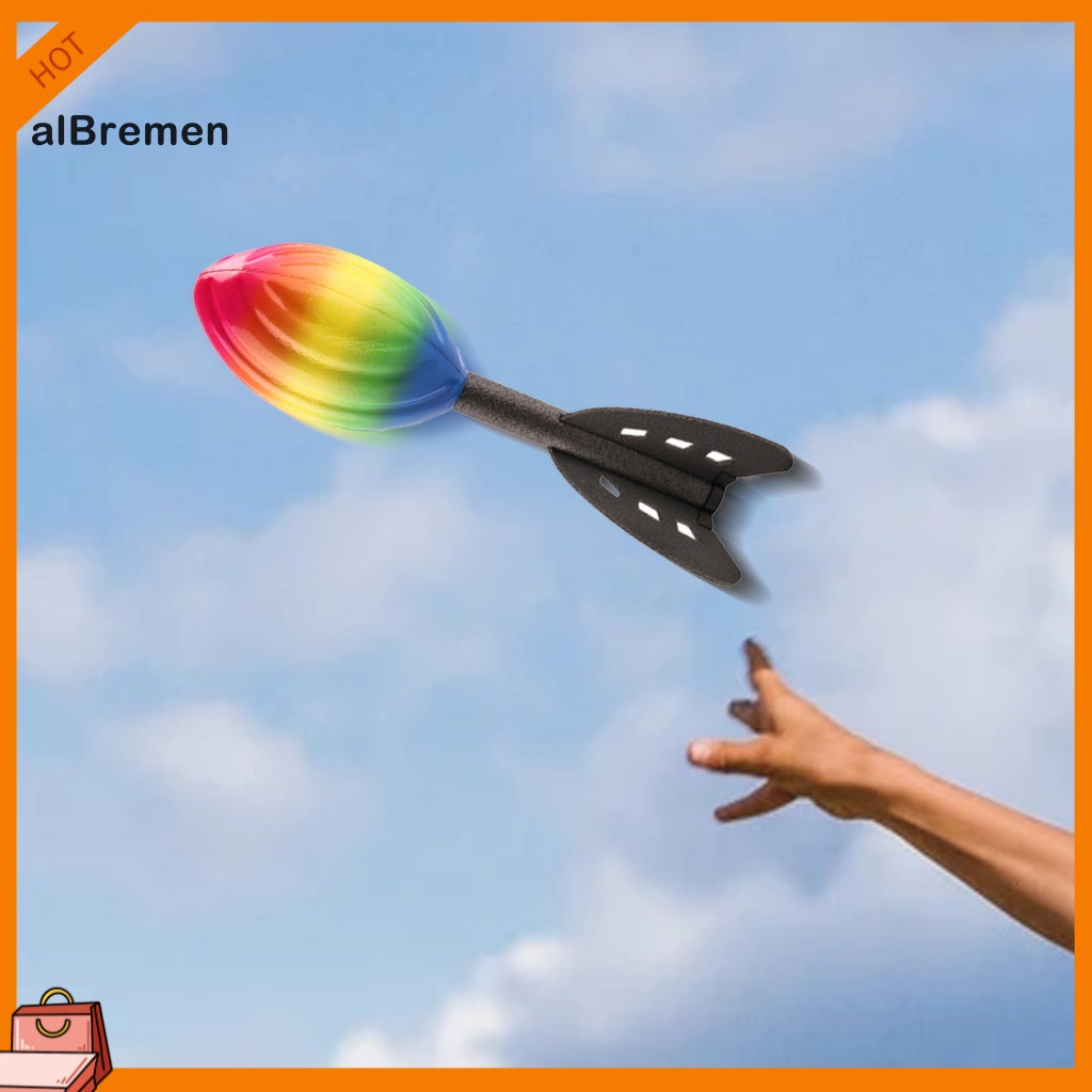 (New) Colorful Sport Rocket for Entertainment Flying Rocket Throwing ...