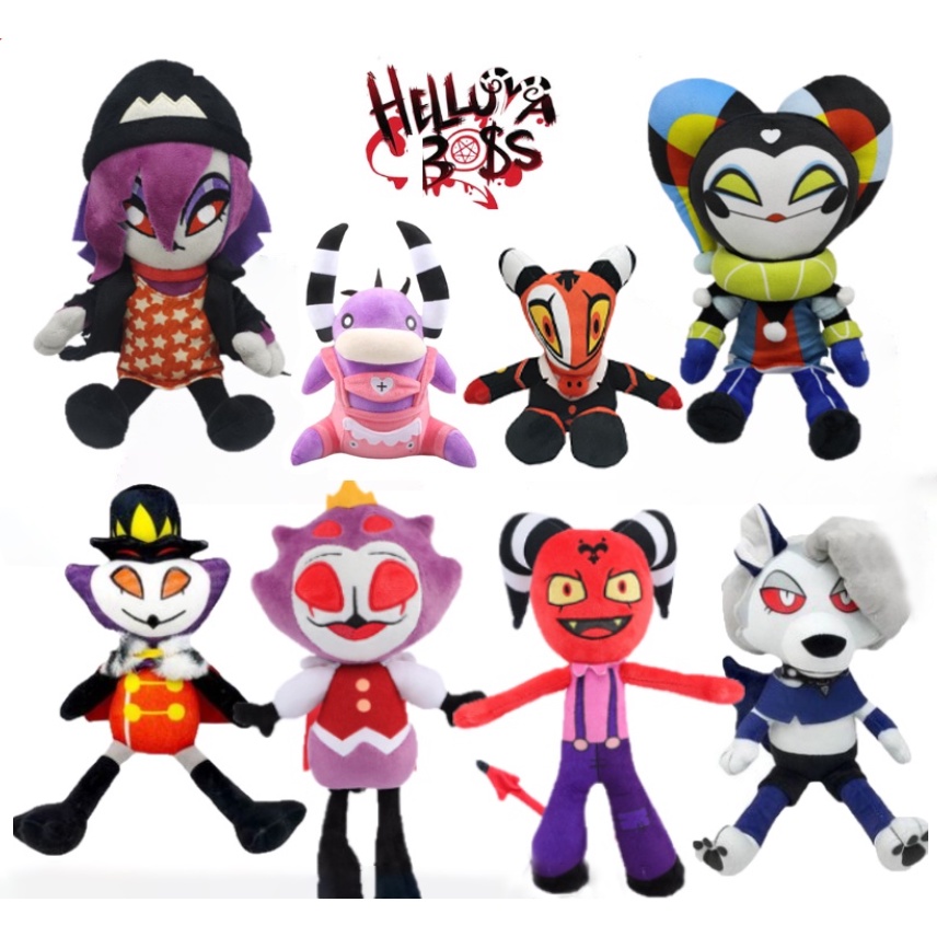 8 models Helluva Boss Plush doll Asmodeus Loona Stolas Loo Land Anime ...