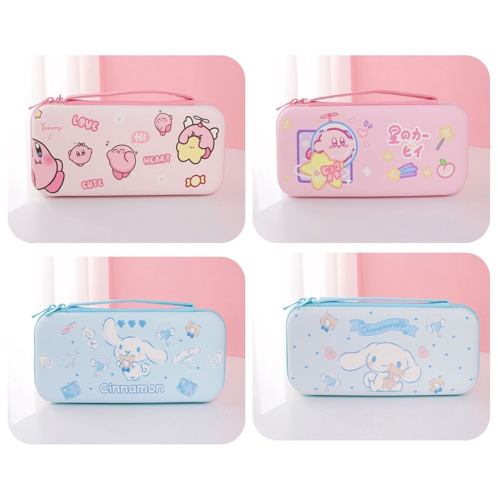 Cartoon Kirby Cinnamoroll Nintendo Switch Case Cover Hard Shell Travel ...