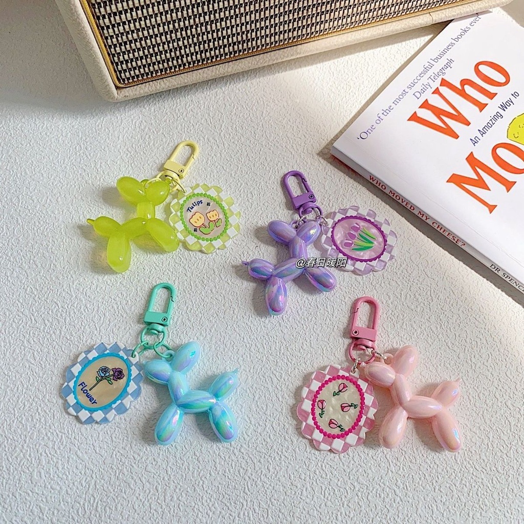 Balloon Dogs Key Chains Cute Bag Pendant Key Ring Gift Cartoon Keychain ...