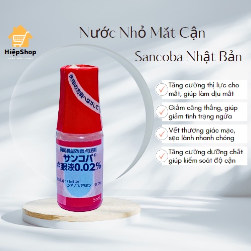 Sancoba Japanese Myopia Eye Drops 1 Bottle 5ml Shopee Malaysia