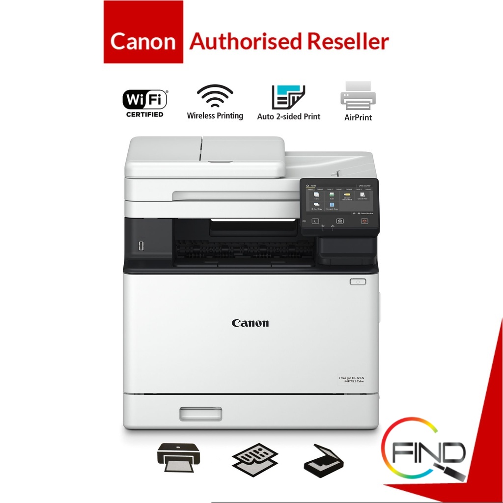 Canon imageCLASS MF752CDW AIO Laser Printer | Shopee Malaysia