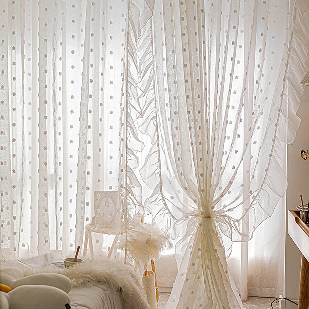 3D Shell Girl 504 Curtains Drapes