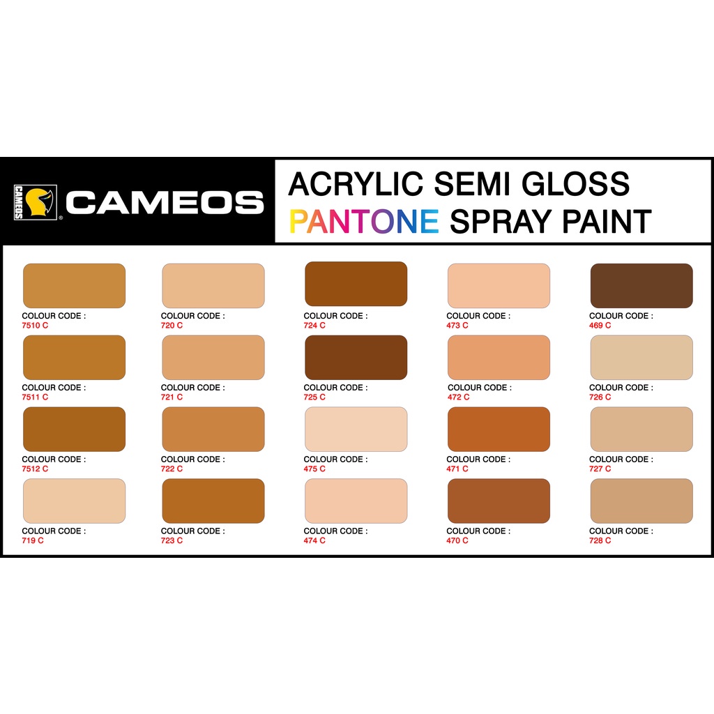 PANTONE Color P59 - Aerosol Spray Paint - CAMEOS 400ML/Bottle | Shopee ...