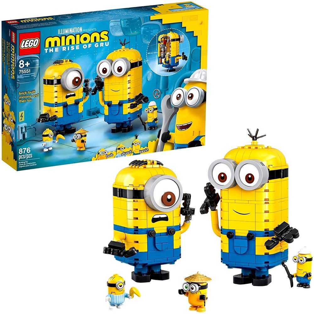 LEGO Minions 75551 Brick-built Minions and their Lair - New in sealed ...