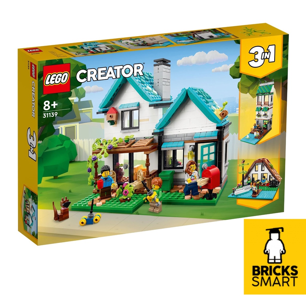 LEGO 31139 Creator Cosy House Building Toy Set (808 Pieces) Shopee