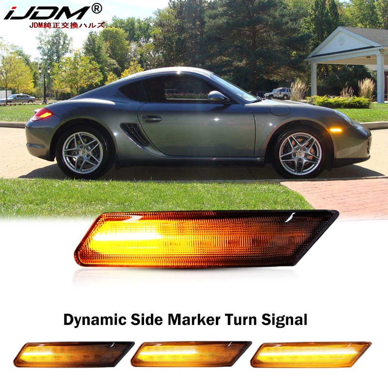 2x LED Dynamic Side Marker Turn Signal Light Sequential Blinker lamps ...