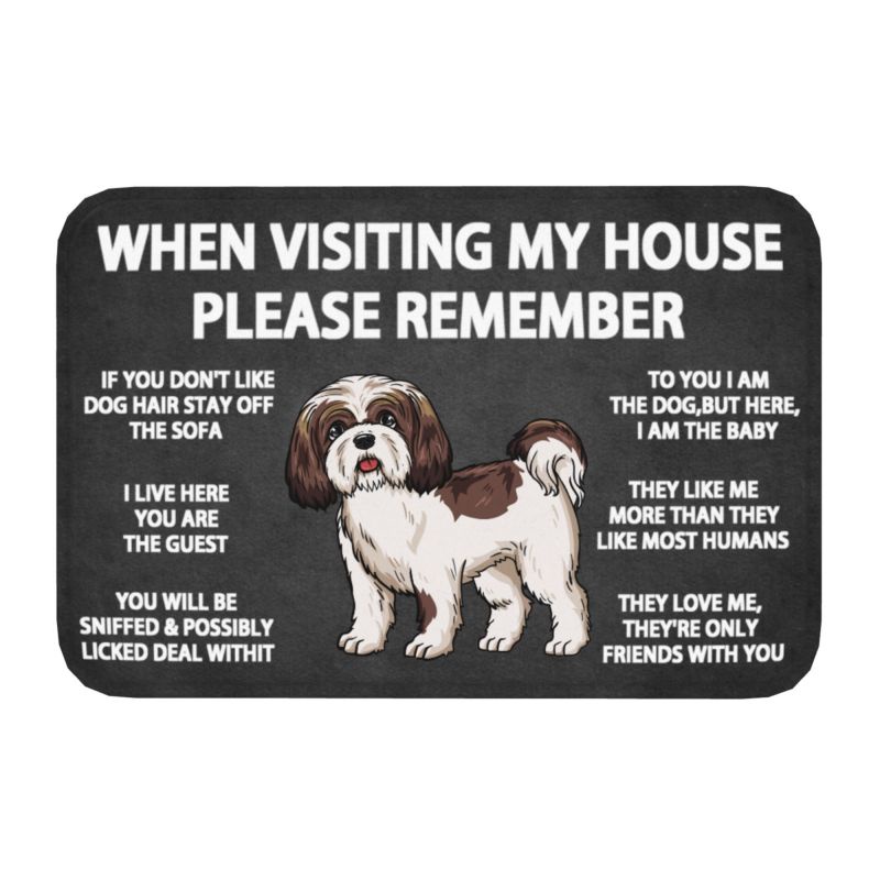 Shih tzu outlet doormat