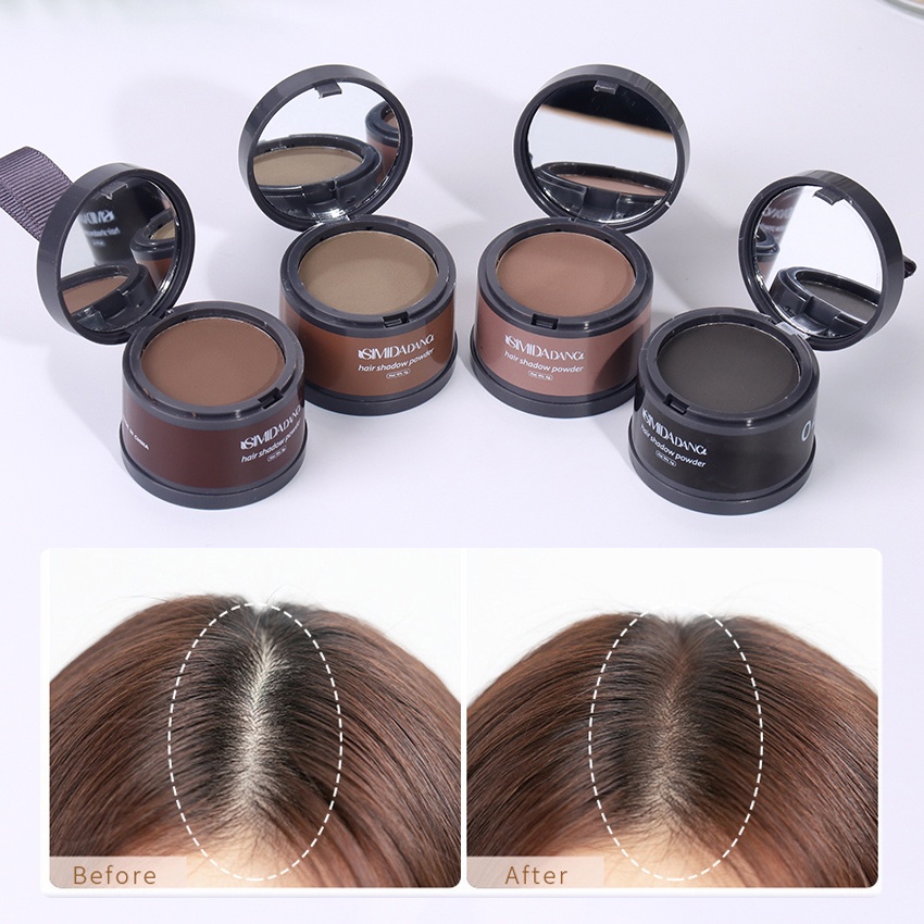 Suake Hair Line Powder Black Root Cover Up Natural Instant Waterproof 