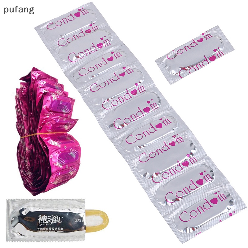 pu 10pcs Large Oil Condom Man Sex Dotted G Spot Delay Safer