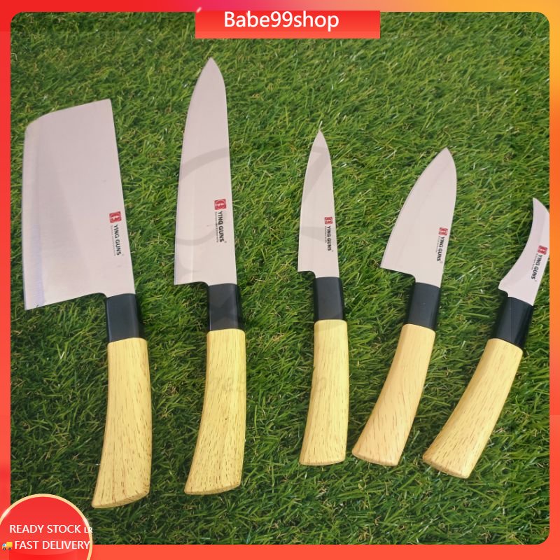 (Ready Stock)Ying Guns Stainless Steel Chiefs Kitchen Knife/Knives ...