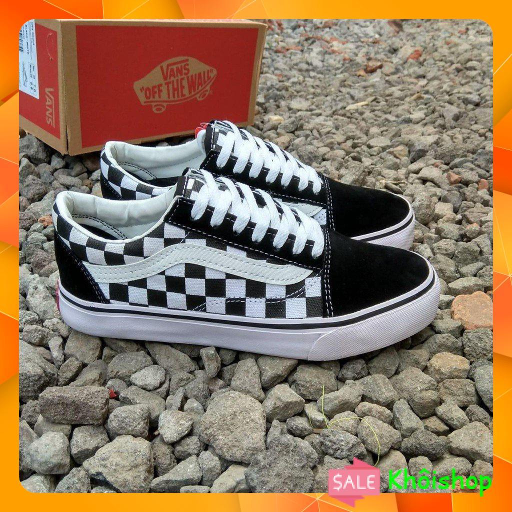 Mens old skool hot sale checkerboard vans