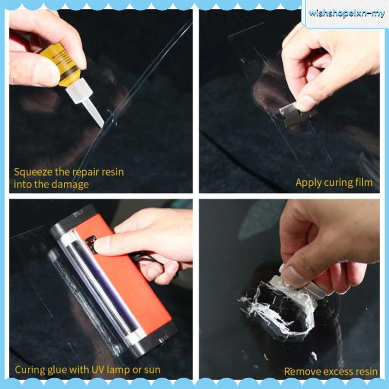 Glass Repair Fluid Windshield Crack Repair Tool DIY