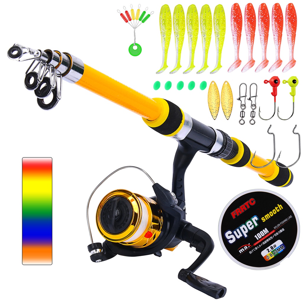 Malaysia Stock FRRTC Fishing Set Beginner Fishing Gear Easy Handling